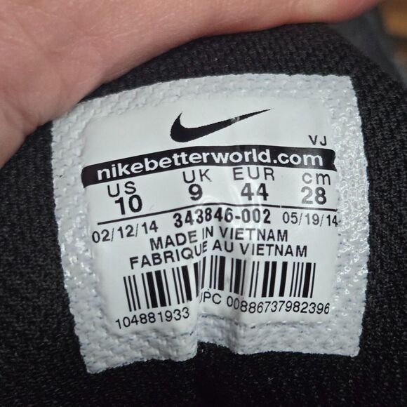 Nike Air Max Torch 4 Running Shoes Anthracite Silver Mens Size 10 343846-002 AS3 - Picture 7 of 8